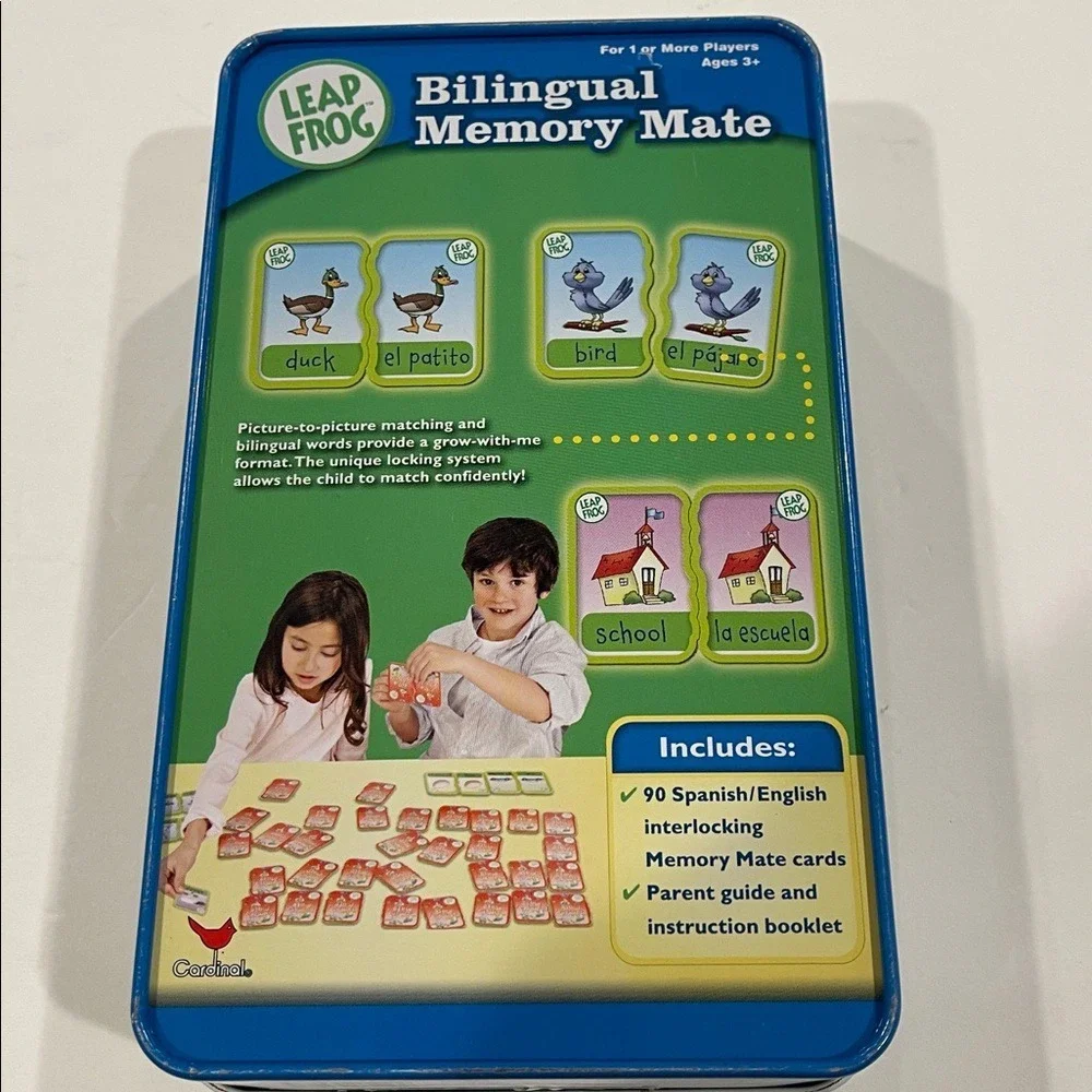 Leap‎ Frog Bilingual Memory Mate English Spanish Matching Game